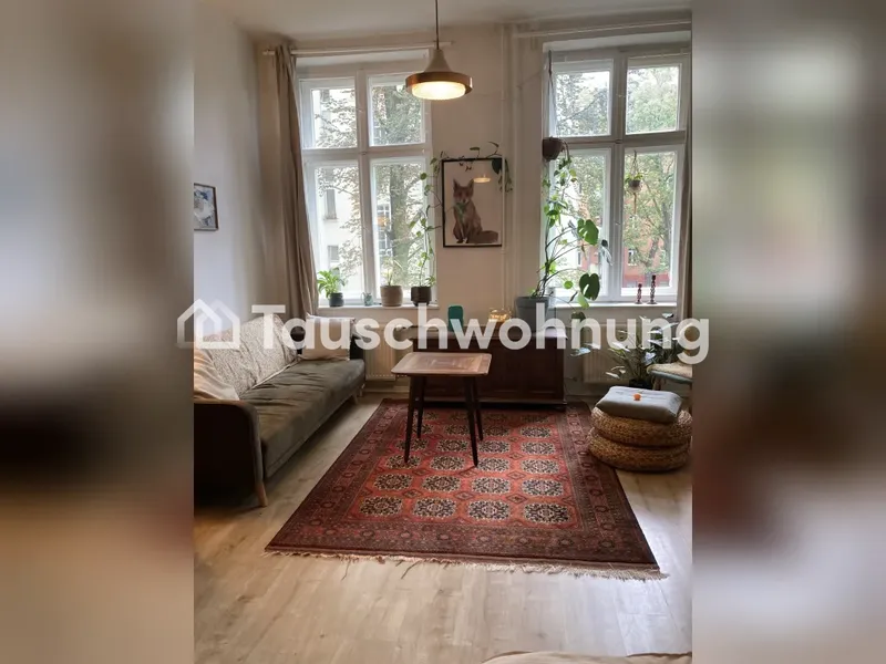 Tauschwohnung: 1-Zimmer-Wohnung Alt-Treptow gehen 2,5-3 Zimmer Wohnung — photo 1